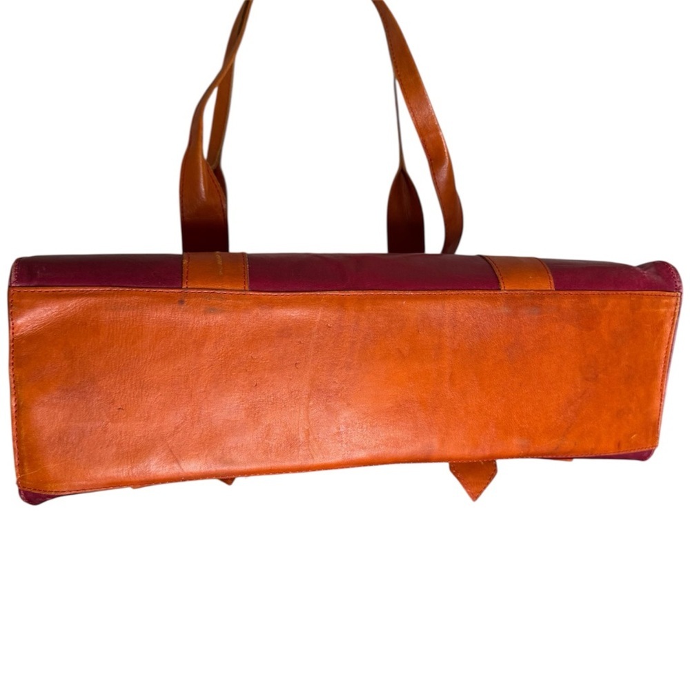 Leaders in Leather Vintage Leather Tote Bag - Picture 8 of 16